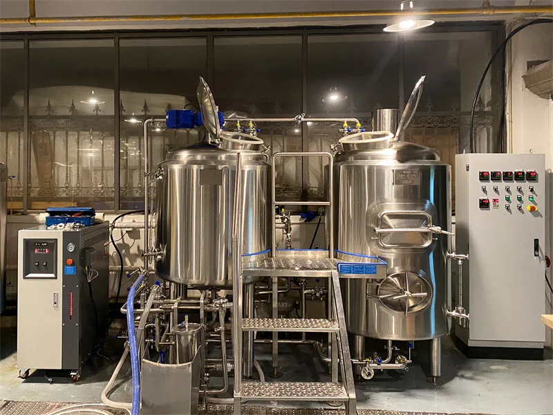 combined 3 vessels brewhouse 1