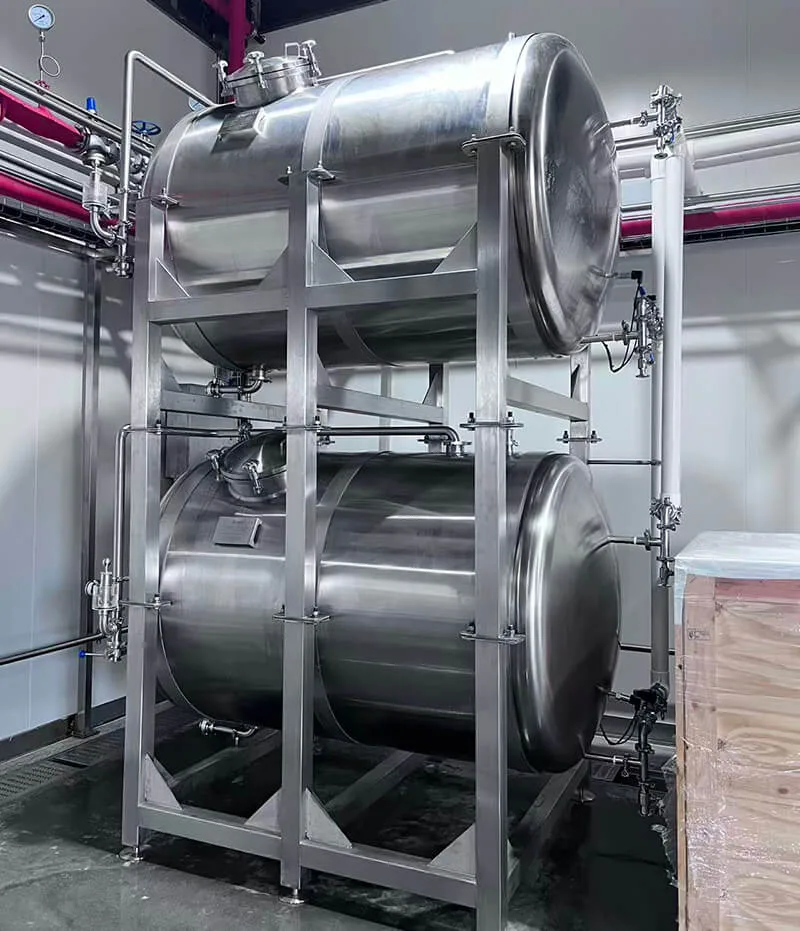 horizontal fermentation tank